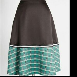 Modcloth A Line Skirt Pockets Hutch Large
